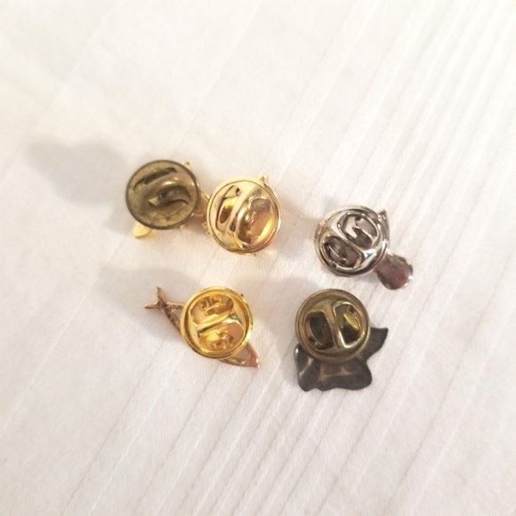 Angel Fish Cross Religious Lapel Pin Lot - Picture 4 of 5